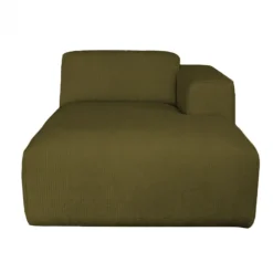 HomingXL 2-zits bank met lounge rechts Sintra - stof Rackham groen 14 - 204 cm