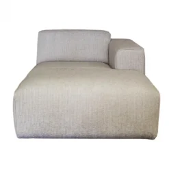 HomingXL 2-zits bank met lounge rechts Sintra - stof Rackham beige 05 - 204 cm