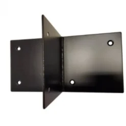 Houtverbinding T-stuk - verzinkt en zwart gepoedercoat - 145 x 293 mm