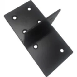 Houtverbinding T-stuk - verzinkt en zwart gepoedercoat - 85 x 85 mm