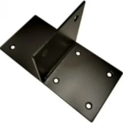 Houtverbinding T-stuk - verzinkt en zwart gepoedercoat incl. bevestigingsmateriaal - 115 x 115 mm