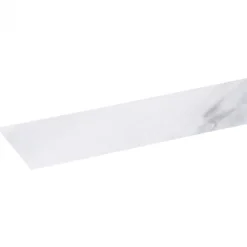 Kantenband (2 stuks) - Wit Marmer - 40 x 6 cm