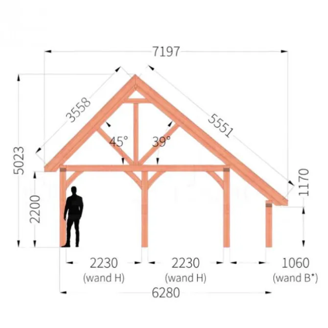Kapschuur De Hofstee XXL - 6 meter diep