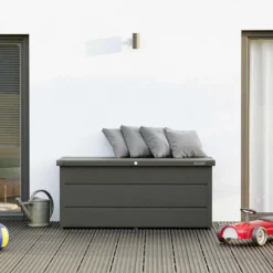 Kussenbox - 1660 x 875 x 725 mm - RAL9007 Grijs