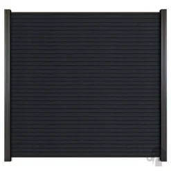 Lamellen set composiet - triple Rhombus antraciet - 180 x 15 cm (6 stuks)