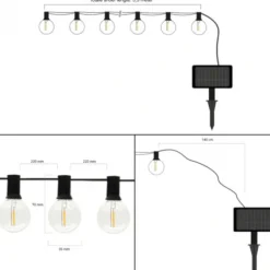 Lichtsnoer solar - Chain 10 - Warm wit