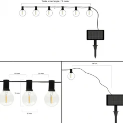 Lichtsnoer solar - Chain 25 - Warm wit