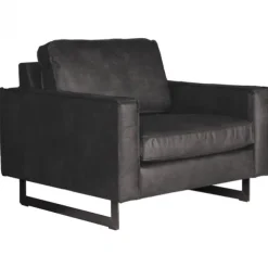 Loveseat - Riverdance - leer Colorado antraciet 01