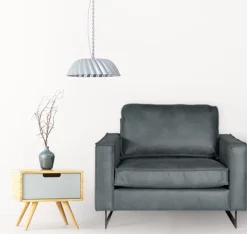 Loveseat - Riverdance - leer Colorado antraciet 01