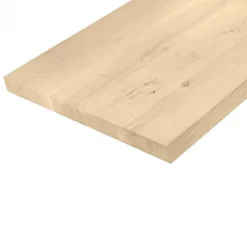 Massief werkblad - Eiken verlijmd - Dikte 4,5 cm - 2440 x 900 mm