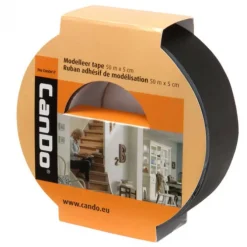 Modelleer tape zwart - Tbv vinyl traprenovatie - 50 mtr x 5 cm