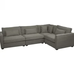 Modulaire bank - Mazur - stof Kiss grijs 66 - zelf samenstellen