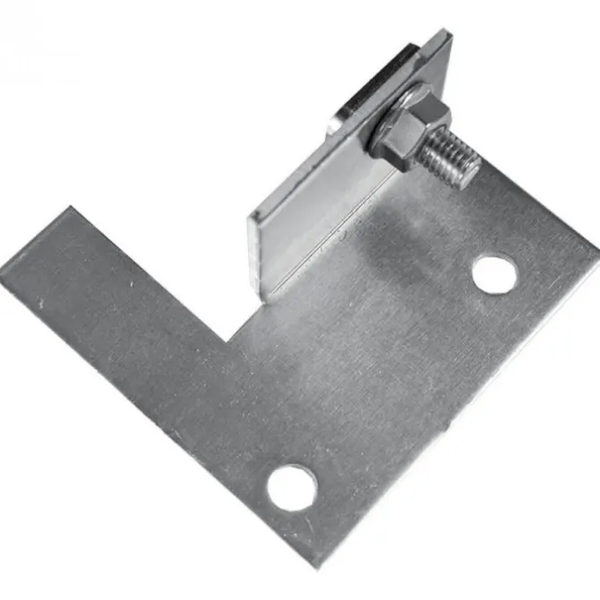 Montageplaat met bout en moer aluminium tbv 40 x 75 Profi aluminium onderconstructie