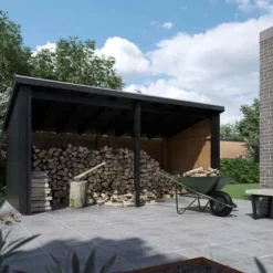 Multi tuinhuis open 9,5 m2 onbehandeld 218 x 432 x 220 cm