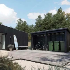 Multi tuinhuis open 4,7 m2 onbehandeld 432 x 109 x 218 cm