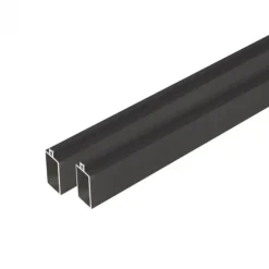 Onder- en bovenregel set antraciet aluminium tbv Modular schutting