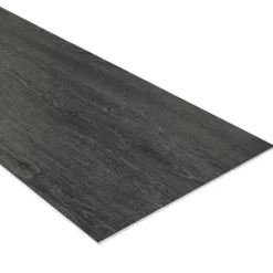 Onderplaat - PVC toplaag - Eik zwart - 140 x 39,5 cm