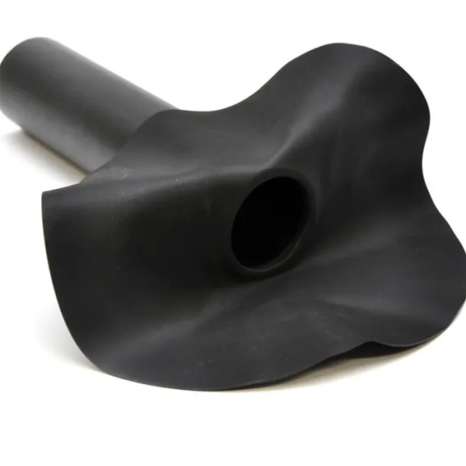 Onderuitloop rond 7,5 cm met EPDM flap