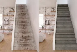 Open trapprofiel - Dark Grey Stone - 130 x 7 cm