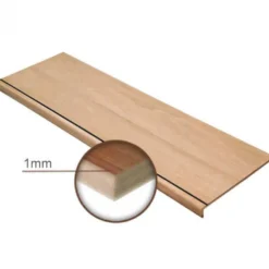 Overzettrede met neus - Eikenhout 1 mm toplaag - incl. antislipstrip