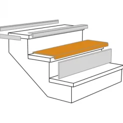 Overzettrede met neus - Laminaat - Burgos Eiken Truffel