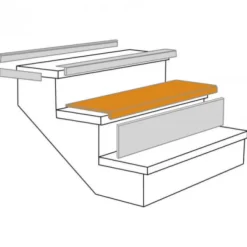 Overzettrede met neus - Laminaat - Beige eiken