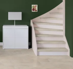 Overzettrede met neus - SPC - Beton Taupe