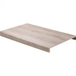 Overzettrede met neus (2 stuks) - PVC toplaag - Vergrijsd eik