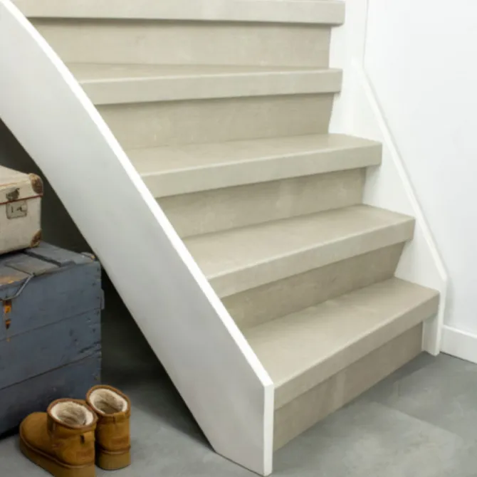 Overzettrede met neus (2 stuks) - PVC toplaag - Opaal