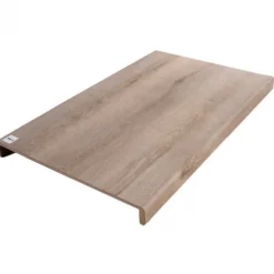 Overzettrede met neus (2 stuks) - PVC toplaag - Eik vergrijsd