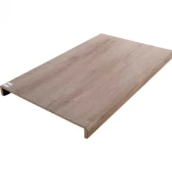 Overzettrede met neus (2 stuks) - PVC toplaag - Eik taupe