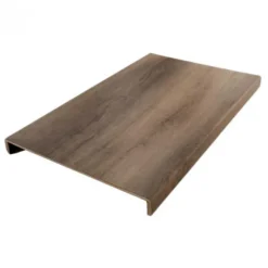 Overzettrede met neus (2 stuks) - PVC toplaag - Eik bruin