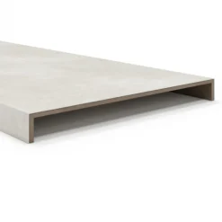 Overzettrede met neus (2 stuks) - PVC toplaag - Moon grey