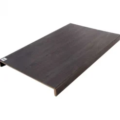 Overzettrede met neus (2 stuks) - PVC toplaag - Eik zwart