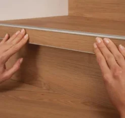 Overzettrede of stootbord (4 stuks) - Vinyl zelfklevend - Blond eiken