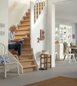 Overzettrede of stootbord (4 stuks) - Vinyl zelfklevend - Blond eiken