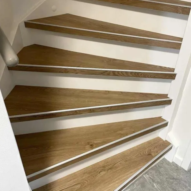 Overzettrede of stootbord (4 stuks) - Vinyl zelfklevend - Blond eiken