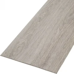 Overzettrede of stootbord (4 stuks) - Vinyl zelfklevend - Zilvergrijs eiken