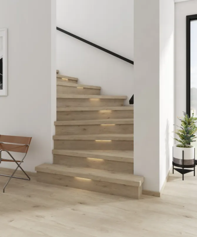 Overzettreden met neus (2 stuks) - PVC WPC - Forest