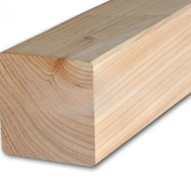 Paal Douglas 14,0 x 14,0 cm geschaafd