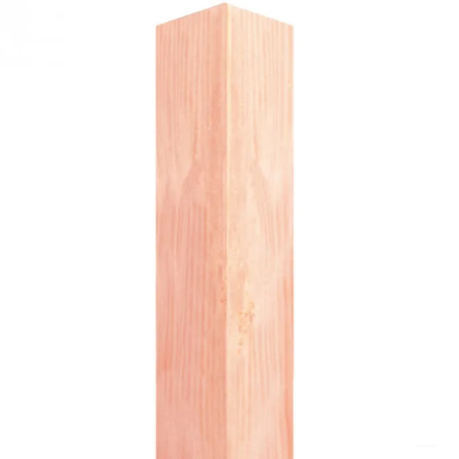 Paal Douglas 90 x 90 mm gezaagd