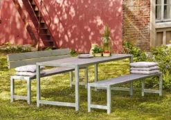 Picknicktafel vuren geimpregneerd - Plankesaet - grijsbruin