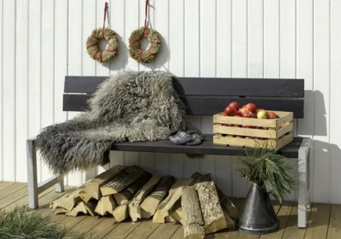 Planken bank vuren geimpregneerd - Plankesaet zwart 38 x 176 x 81 cm