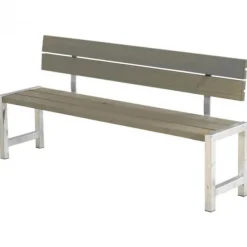 Planken bank vuren geimpregneerd - Plankesaet grijsbruin 38 x 176 x 81 cm