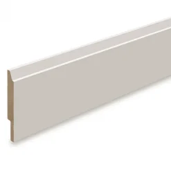 Plint Facet - Wit 248,6 x 12 x 1,6 cm (5 lengtes)