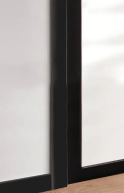 Plint Modern - Mat zwart 248,6 x 12 x 1,6 cm (5 lengtes)