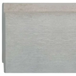 Rabat vezelcement met nerf lichtgrijs 1,0 x 15,0 cm