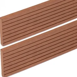 Randafwerking recht Bankirai / Havana bruin (2,2 mtr)