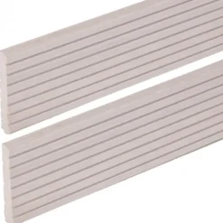 Randafwerking recht Riviera white (2,2 meter)