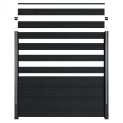 Rhombus zelfbouw - Lamel composiet - Rhombus Triple antraciet - 180 x 15 cm (6 stuks)